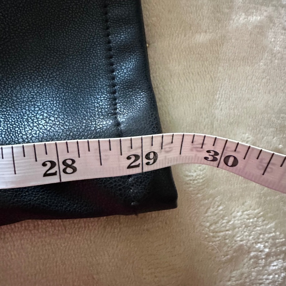 Judy Blue Black Faux Leather Pants Straight Leg 11/30‎ - Picture 8 of 8